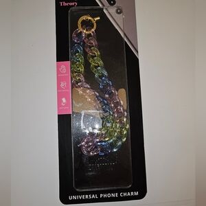Multicolor Chain Phone Charm Universal